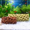 Natural Style Fish House Aquarium Shrimp Cave, Artificial Tree Trunk Hide, Tank Shelter Hideout, Realistic Cave for Betta Hiding And