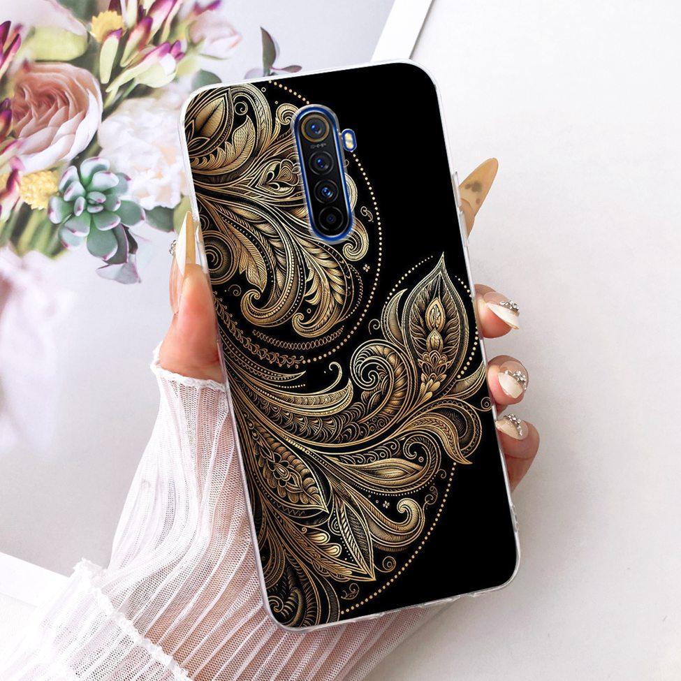 Clear For Realme X2Pro RMX1931 Casing For Realme X2 Pro Case Luxury Fashion Butterfly Funny Cute Painted Cover