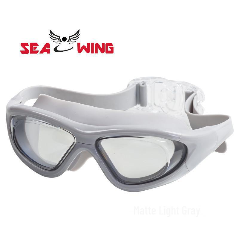 Plavecké brýle proti zamlžování s vysokým rozlišením pro krátkozraké dospělé - Ochrana očí pro muže a ženy