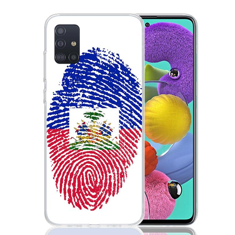 Haiti Haïtianische Flagge Handyhülle Für Samsung Galaxy A52 A32 A22 A12 A02S A50S A30S A51 A31 AA71 Note 20 Ultra 10 S10 Plus Galaxy A5