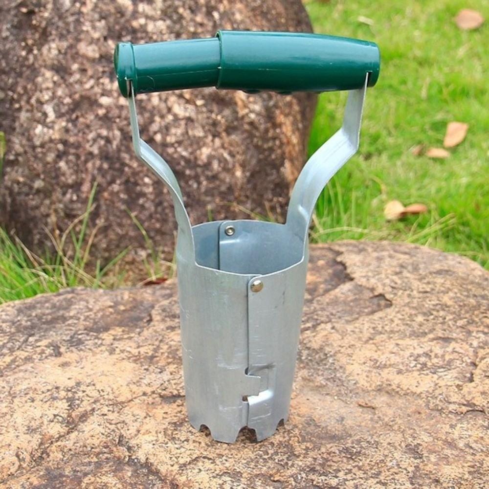 Handheld Seedling Transplanting Cylinder Plastic Handle Hole Punch Digger Planting Machine Efficient Vegetable Planter