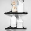 304 Stainless Steel Triangular Storage Rack No Drilling Bathroom Shower Corner Shelf Multi Functional Wall Corner Organize Rack