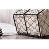 Fruit Geometric Sundries Countertop Serving Storage Baskets - Rectangular single handle