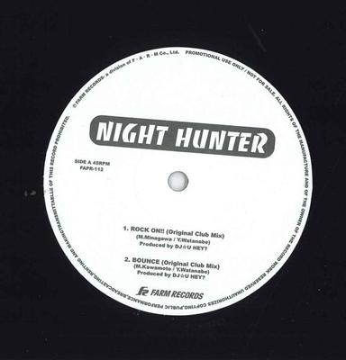12inch Record NIGHT HUNTER, CARIBBEAN - Rock On !!, S.p.a.m. FAPR112 FARM RECORDS Dance & Electronica Used