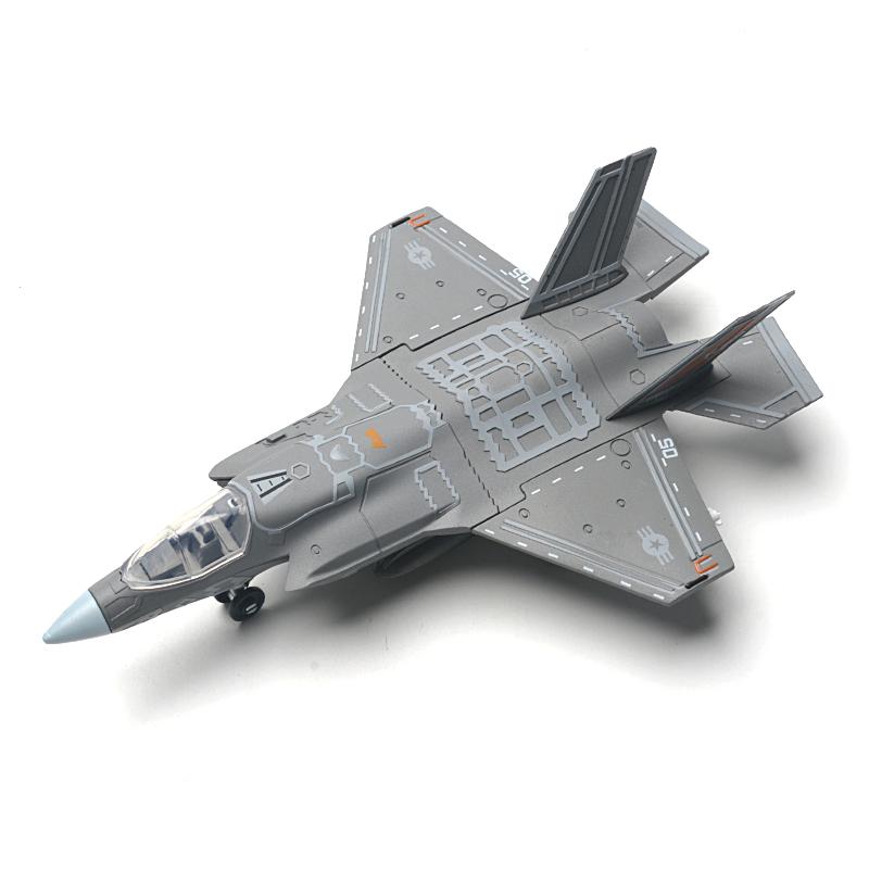 1:72 Amercia F-35 Stealth Fighter Model Creative Military Series Building Blocks Home Decor Assembled Toys For Boys Xmas Gifts
