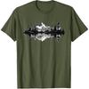 Mountain Landscape Reflection Forest Trees Outdoor Wildlife T-Shirt