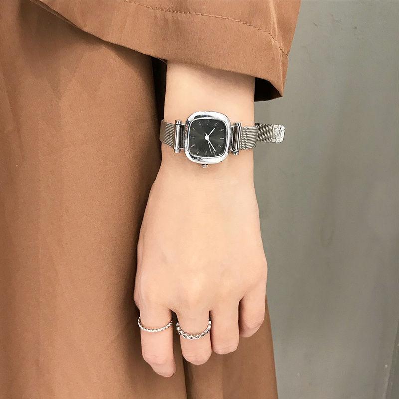 Fashion Ladies Wrist Watches New Square Watches for Women Student Simple Mesh Belt Quartz Watch Reloj Mujer Relogio Feminino