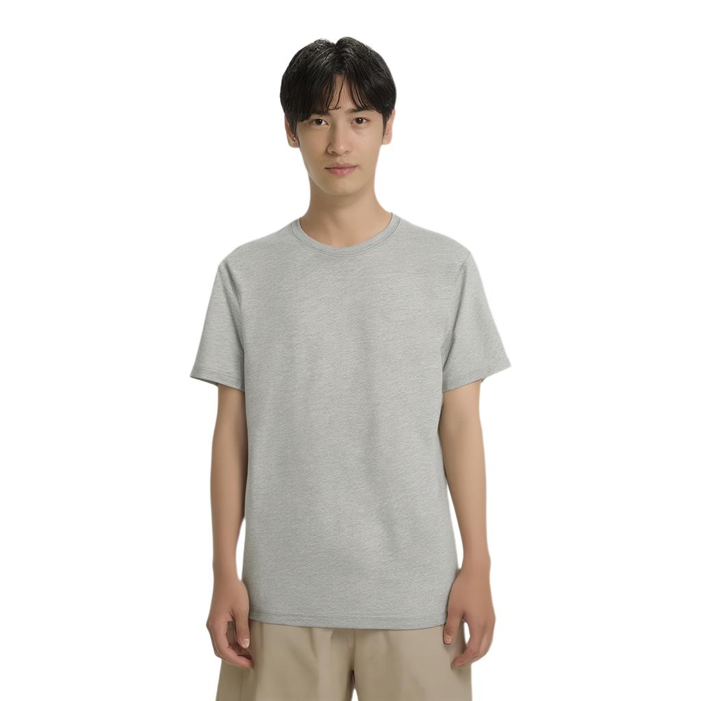 Nike Einfarbiges Logo Rundhals Sport Kurzarm T-Shirt Herren Oberteile Grau 743036-063