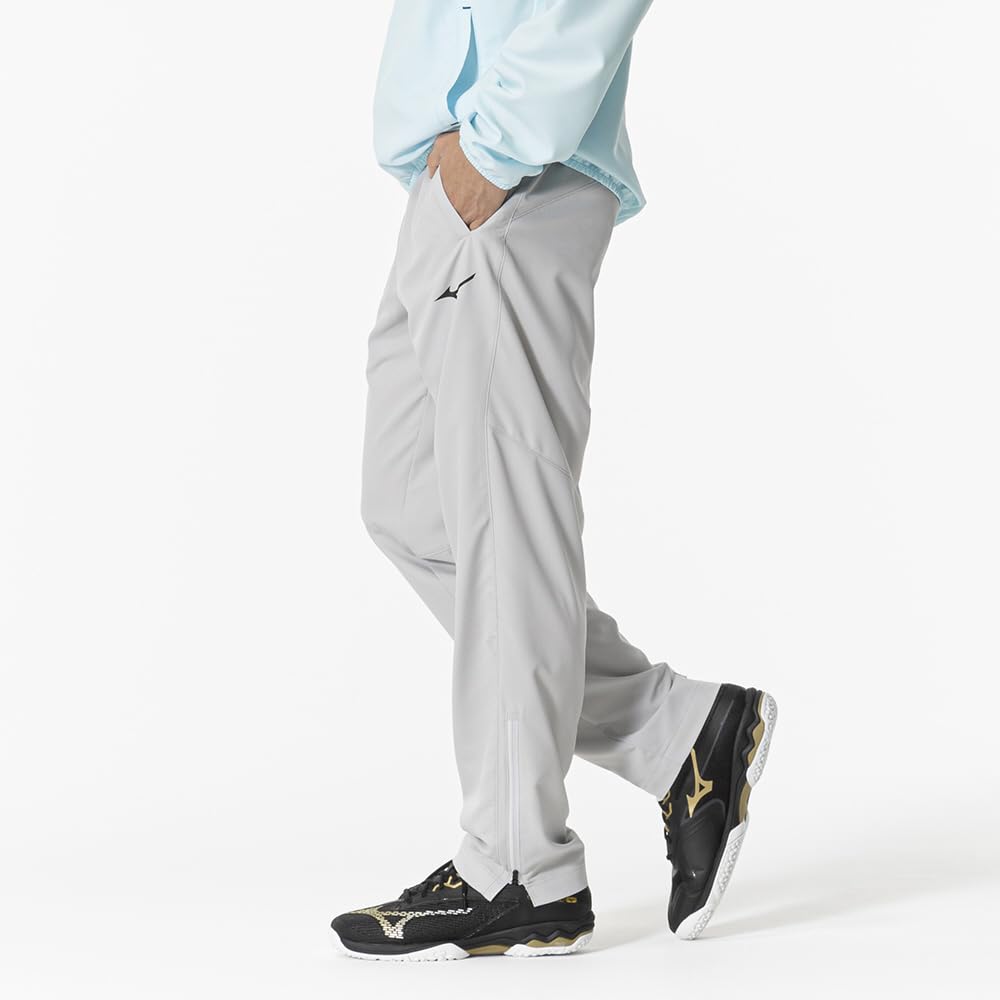 Tennis Badminton Training Cloth Long Pants Jersey Unisex 62JDB010 Vapor Silver [Mizuno]