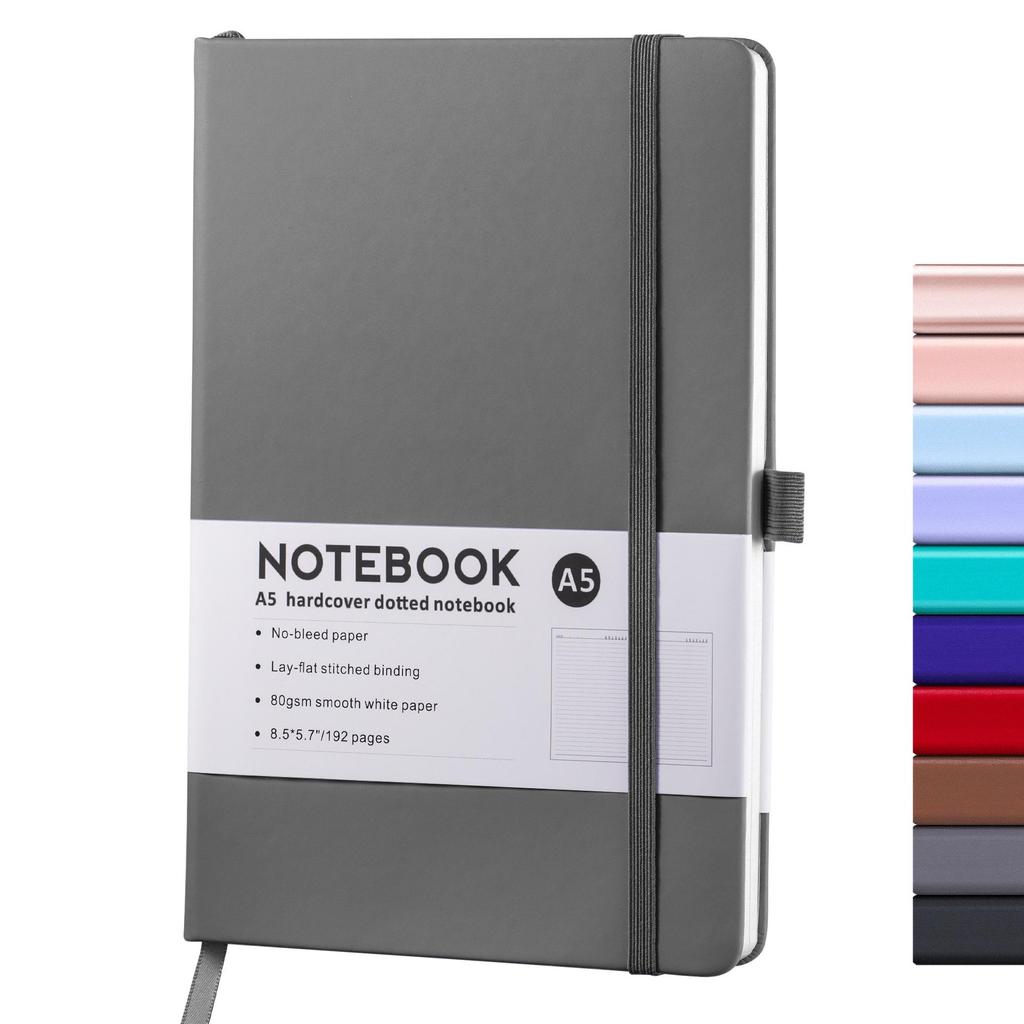 Creative A5 Business Notebook with Elastic Band - Thick & Simple Student Diary