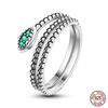 butterfly flower snake Original Luminous Firefly Rings Eternal Heart-Shaped Zircon Rings Fine Wedding Jewelry Gifts
