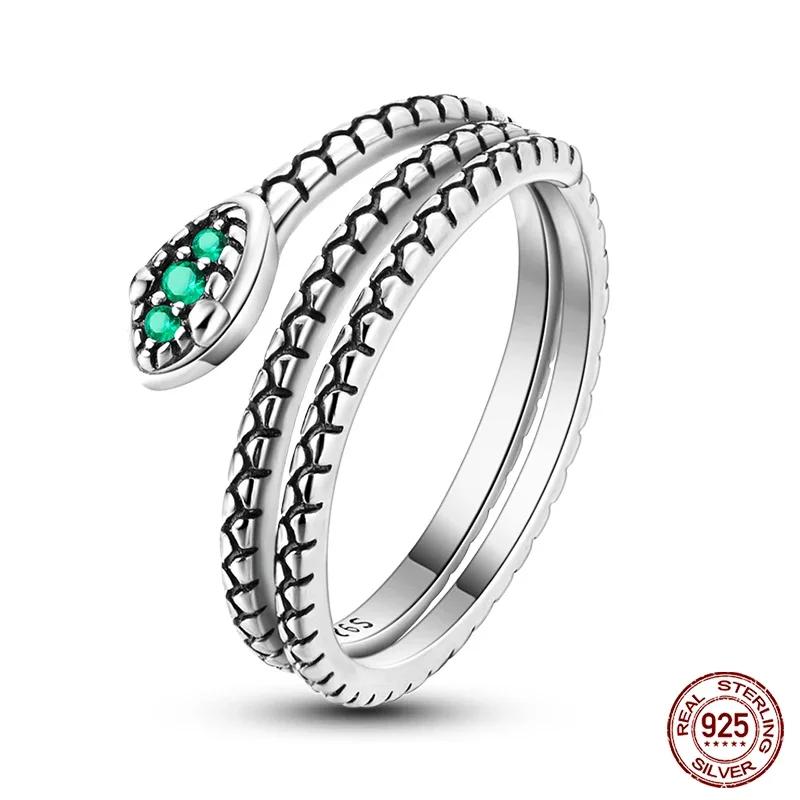 butterfly flower snake Original Luminous Firefly Rings Eternal Heart-Shaped Zircon Rings Fine Wedding Jewelry Gifts