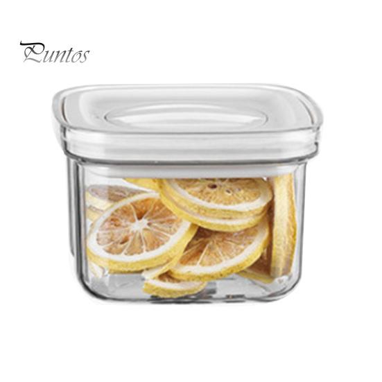 

Герметичный контейнер для хранения продуктов Crisper Box с пыленепроницаемой крышкой, большой вместимостью, прозрачным дизайном, штабелируемый, хорошо герметизирующий, герметичный 600ML белый