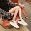 Full cowhide inner height increase leather little white shoes women's thick baseplate shoes small breathable board shoes muffin sneakers