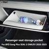 BYD Song Plus SEAL U DMi EV -2025 için Yolcu Saklama Çantası Ön Koltuk Düzenleyici İç Aksesuarlar Gadget