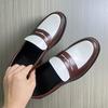 Spring New Casual Lazy One-pedal Design Loafers British Style Retro Classic Shoes Derby Shoes