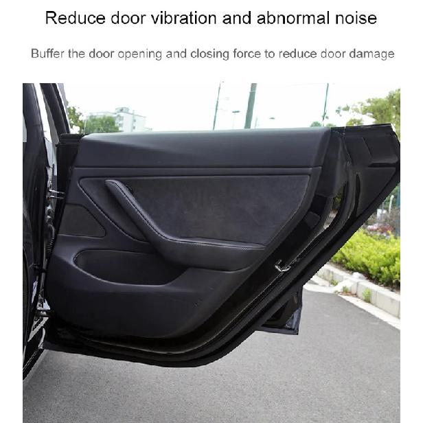 For Tesla Model 3/Y 2017-2025 Door Trim Moulding Door Seal Kit Soundproof Rubber Weather Draft Seal Strip Noise Reduction Kit