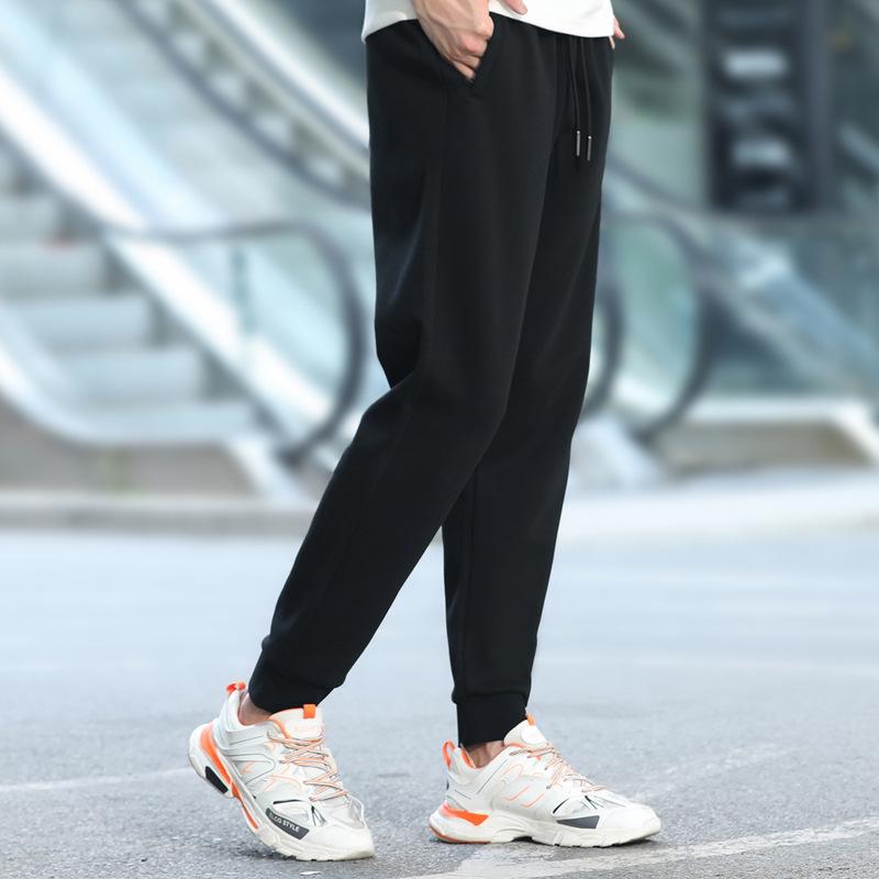 

Мужские повседневные спортивные штаны-джоггеры больших размеров для весны и осени 170 чёрный