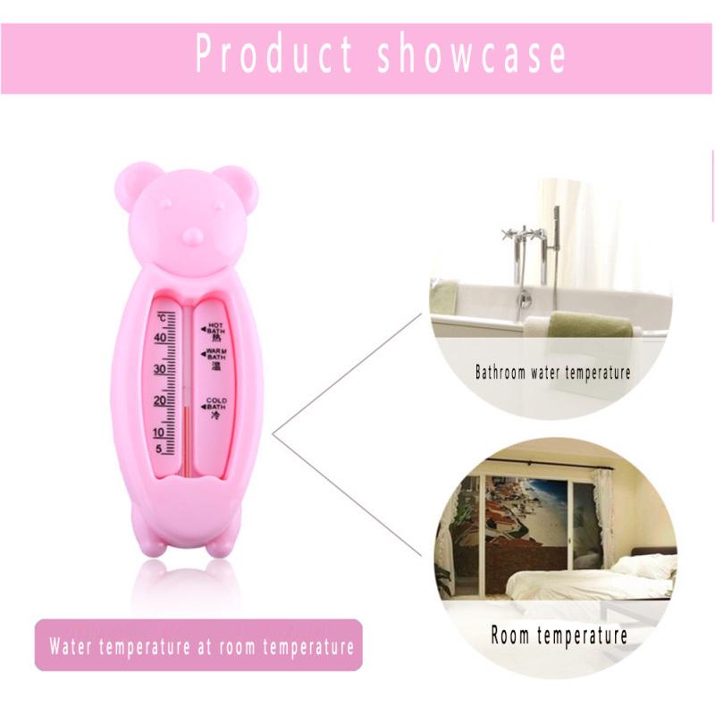 Baby Water Temperature Gauge Cartoon Bear Shape Indoor Thermometer