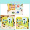 Educational Puzzle Dress Up Book For Children With Magnetic Stickers And Quiet Play