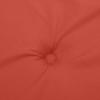High Back Seat Cushions 6 Pcs. Melange Red 120 X 50 X 4 Cm Fabric