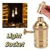 Antique Brass Lamp Socket Holder Retro Copper Chandelier Lamp Holder  Floor Lamp Restoration