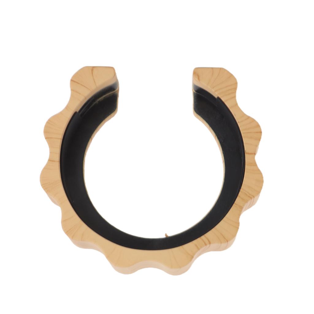 58MM Grouphead Cover Fit for E61 Series Coffee Machine Brewing Head Anti Scalding Ring Beech Wood Color