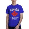 Unisex Elbows Up Canada Is Not For Sale T Shirts Cotton Clothing Beach Short Sleeve TShirt O Neck Trendy Cool Tee Shirt Plus Size