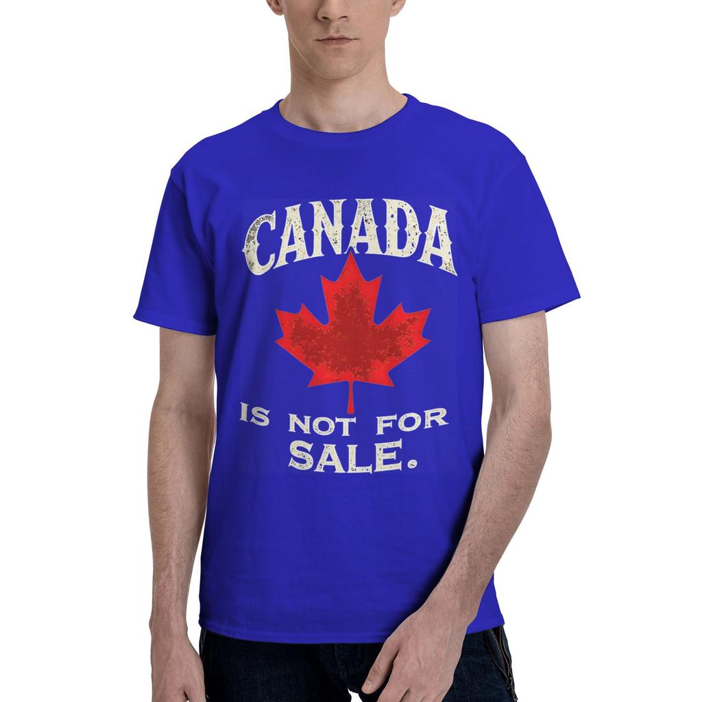 Unisex Elbows Up Canada Is Not For Sale T Shirts Cotton Clothing Beach Short Sleeve TShirt O Neck Trendy Cool Tee Shirt Plus Size