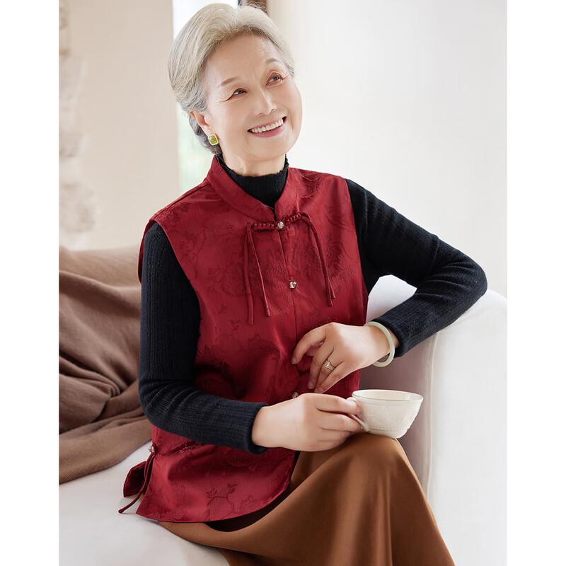 

СИФОН Жаккардовый жилет в новом китайском стиле для матерей 2XL