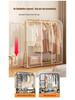 Transparent PEVA Floor-Standing Clothes Rack Dust Cover, Large Size