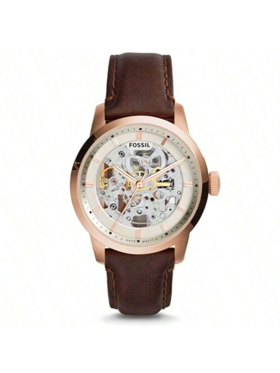 

Townsman Men s Automatic Hollow-out Watch features a white dial, leather strap, design. stylish, simple, understatedly masculine. Perfect ME3078 білий