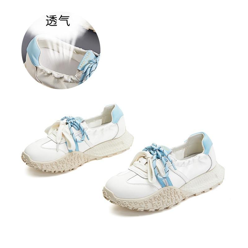 

Leather women s summer new casual versatile shoes children s platform sports shoes breathable women 40
