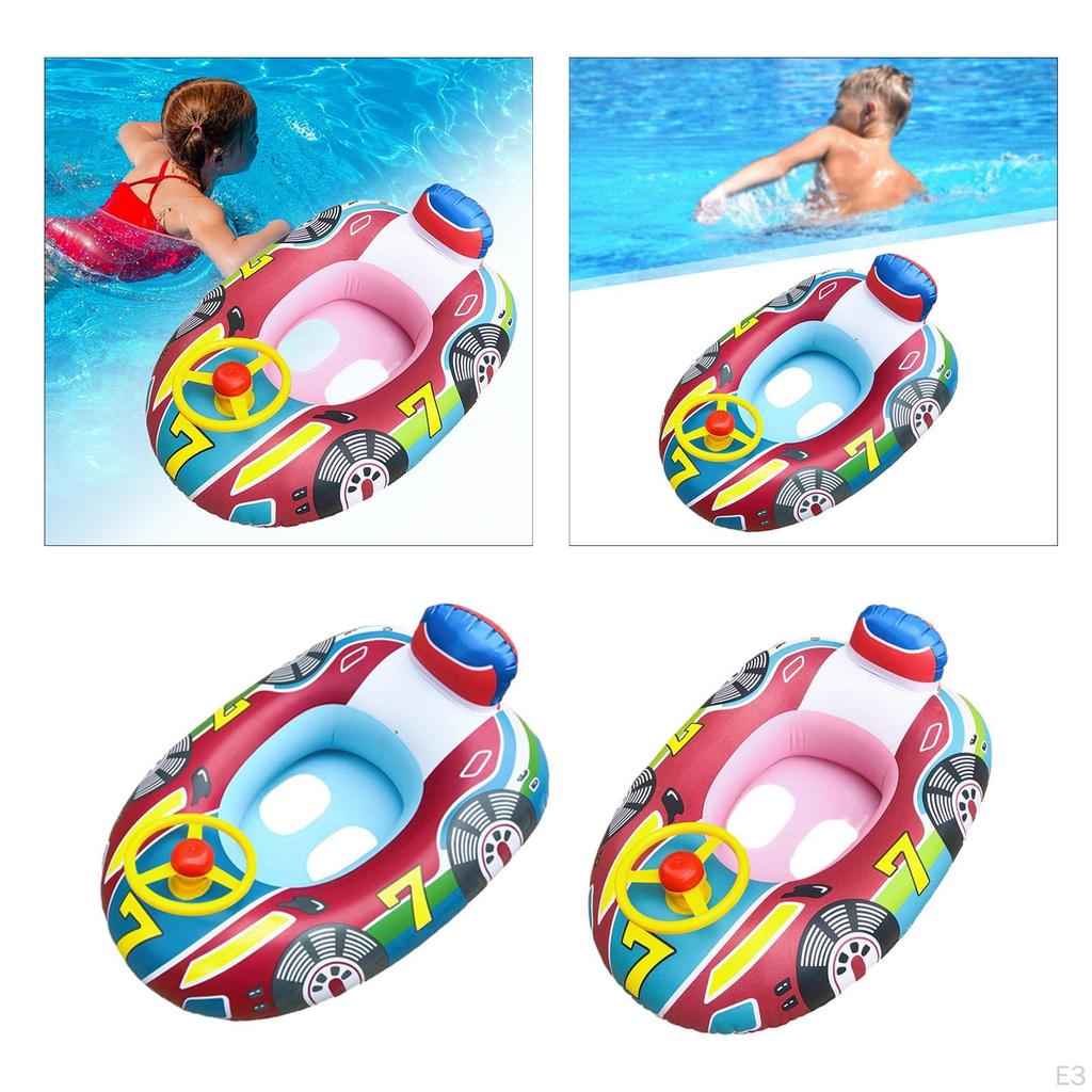 Swimming Float Seat Bathtub Inflatable for Holidays Summer Kids