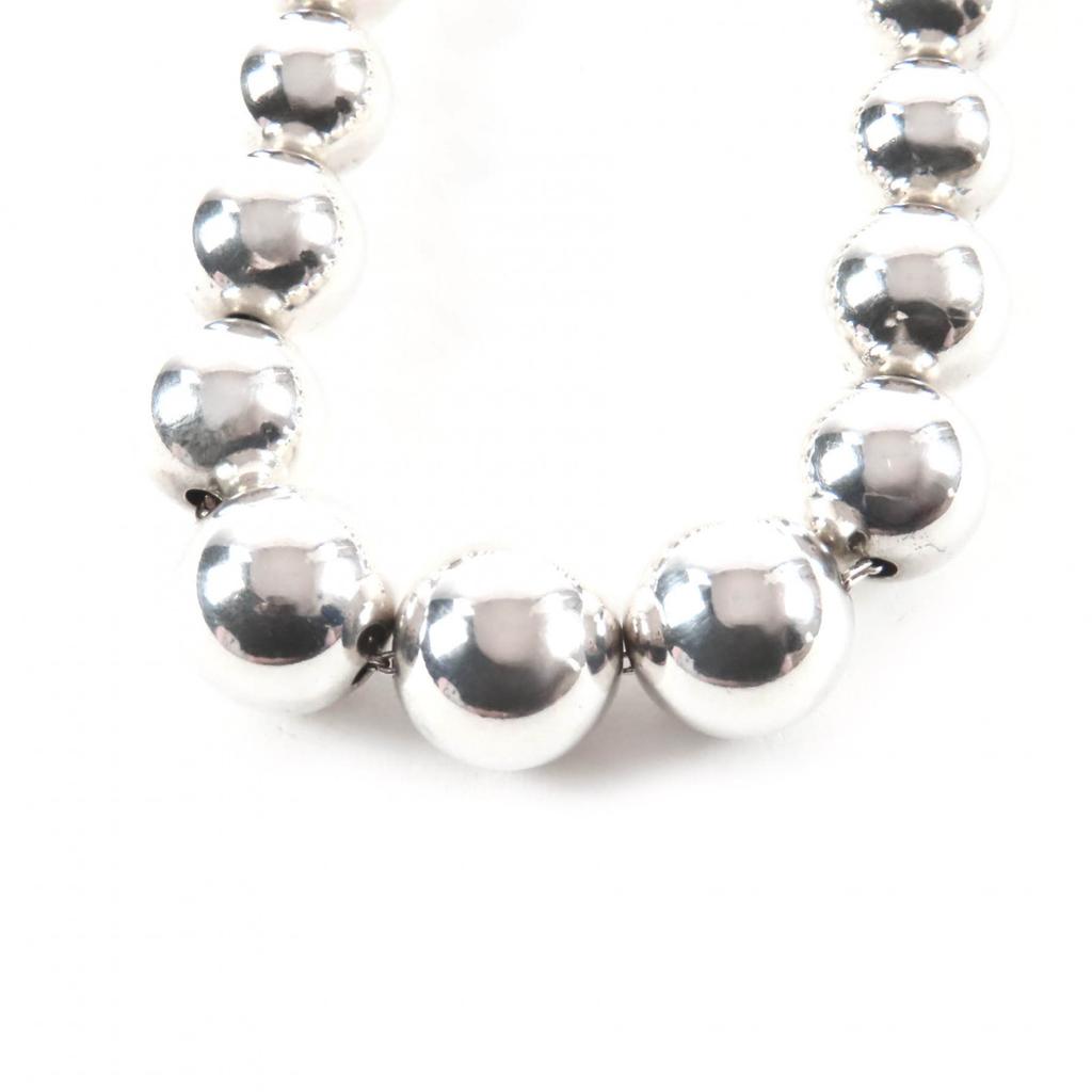 Great TIFFANY&Co. Necklace Graduated Ball Necklace Silver 925 Women Used