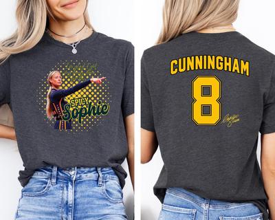 Sophie Cunningham Point God Basketball, Sophie Cunningham 8 Front & Back T-Shirt