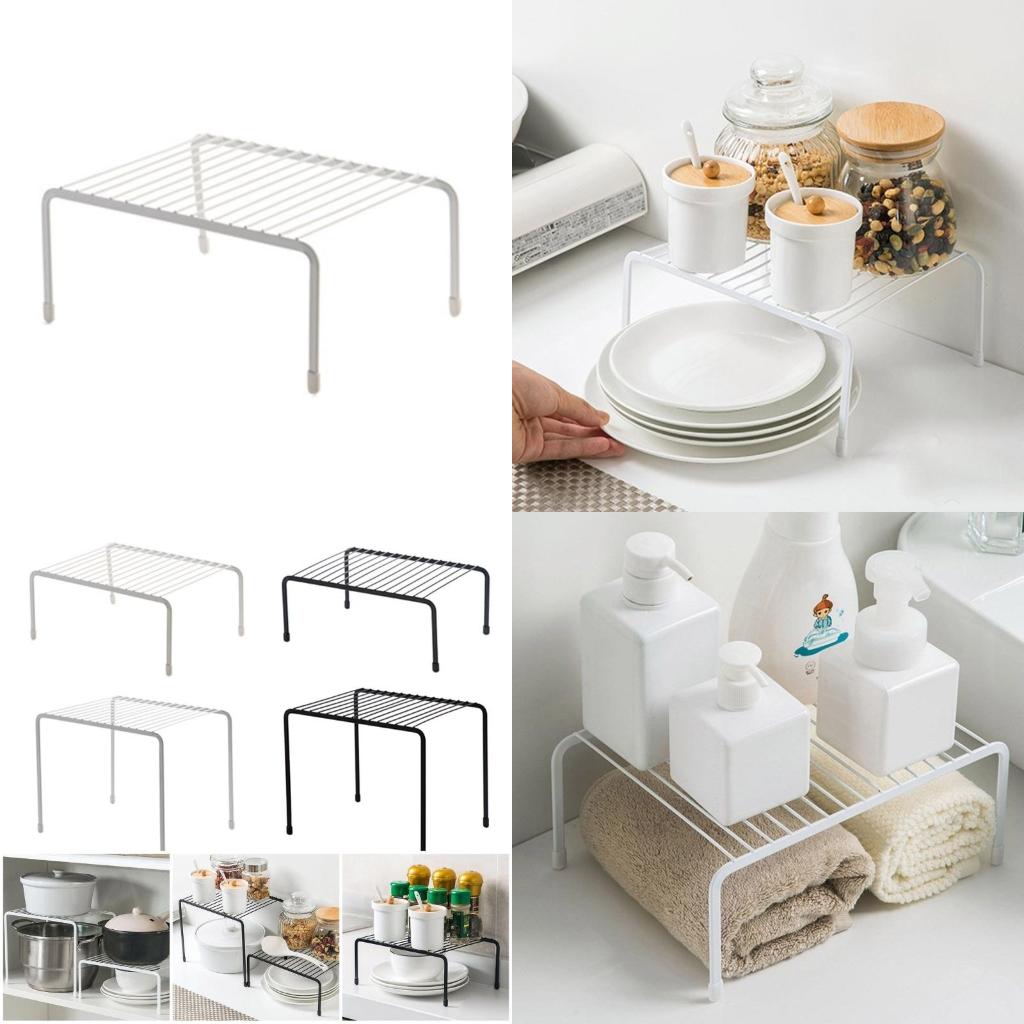 Sturdy Iron Kitchen Organizers Rack Supplies for Countertop Storage Shelf