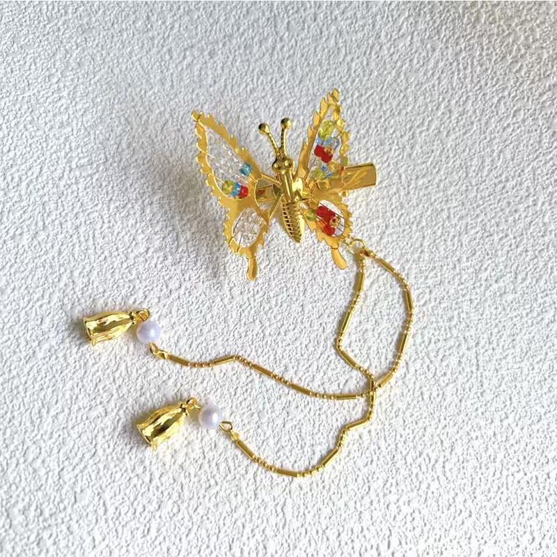 Children's Moving Butterfly Hair Clips – Cute Headdress & Bangs Accessories