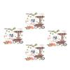 4 Set 3D Stickers Children DIY Creative Decorative Stickers for Teens Girls Kids Invitation Letter Greeting Cards