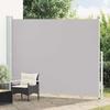 Side Awning Retractable 220 x 300 cm Grey