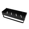 Aluminum Bathroom Shelf Black Storage Shelf Practical Towel Rack  Space Saving