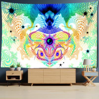 Psychedelic Eyes Tapestry Wall Hanging Witchcraft Abstract Colorful Dark Dormitory Grim Reaper Hippie Tapiz Art Home Decor