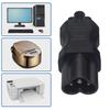 IEC320 C6 to IEC320 C5 Power Male to Female Socket Adapter Computer Power Supply Plugs Connectors for Laptop