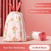 Lily Scented Garbage Bag Drawstring Thickened Extra Thick Unbreakable Scented Plastic Bag Household Portable Cleaning Bag