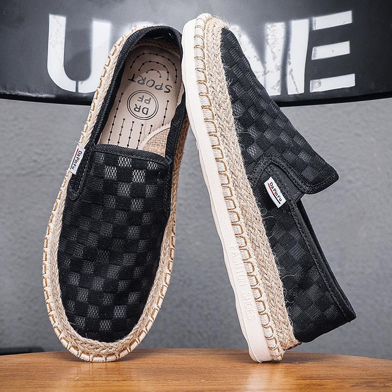 

Мужская обувь Кроссовки Мужская мужская повседневная обувь Эспадрильи Тенис Роскошные парусиновые туфли для вождения Лодки Гоночная обувь Модные лоферы Мокасины на плоской подошве Обувь для мужчин 40 чёрный