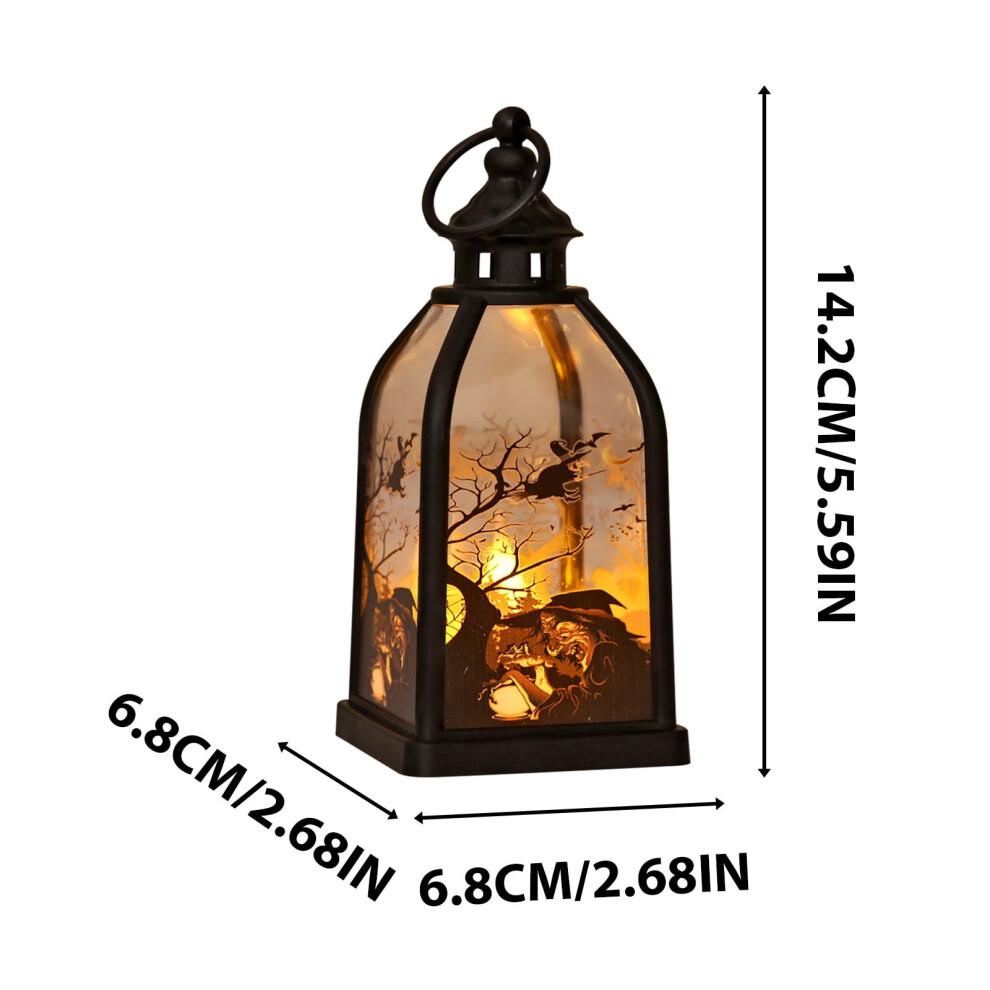 LED Pumpkin Lantern Electronic Candle for Halloween Decor