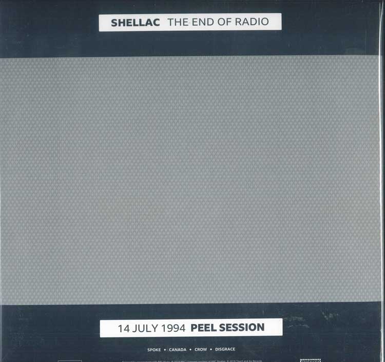 

LP Record SHELLAC - The End Of Radio (14 July 1994 Peel TG424LP Touch And Go 2019 US Rock