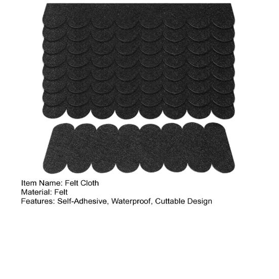 21/32/53 Bucăți Șindrilă Bituminoasă Autoadezivă Impermeabilă Tăietoare Mini Șindrile de Acoperiș Casă pentru Păsări Cutie de Cuibărit Pâslă de Acoperiș