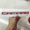 CAMARO hellschwarzes Buchstabenlogo Camaro Hecklogo 3D modifizierter Kofferraum Buchstaben Karosseriedekoration Aufkleber