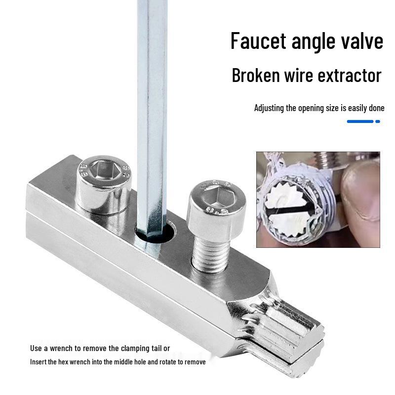 4-6 Min Faucet Valve Thread Remover: Broken Tap & Pipe Extraction Tool